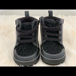 Black Infant Booties